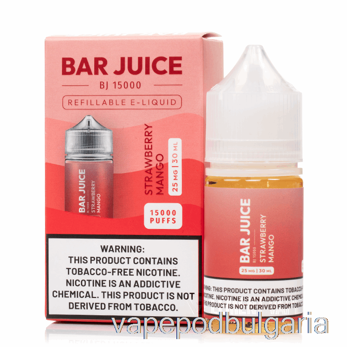 Vape Bulgaria ягода манго - бар сок - 30ml 25mg